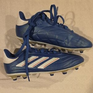 Adidas Copa Pure Kids Blue and White Athletic Cleats